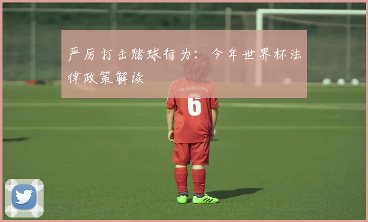 严厉打击赌球行为：今年世界杯法律政策解读